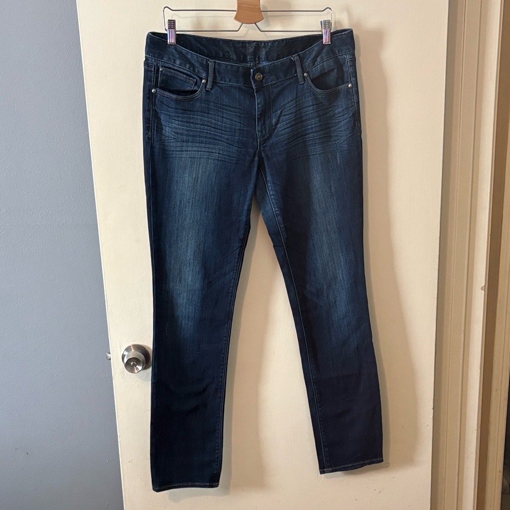 Express Dark Blue Skinny Jeans